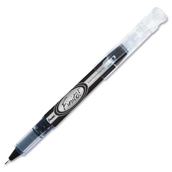 Pentel Of America Finito Porous Point Pen, 0.4 mm, Extra Fine, Black PE31202